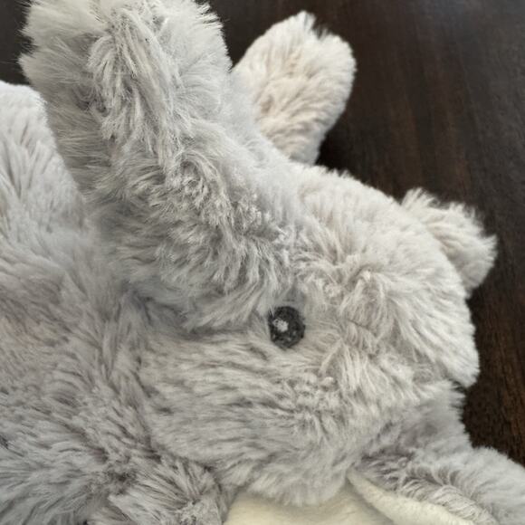 Elegant Baby Lucky the Elephant Snuggler Plush Security Blanket Stuffed Animal - Picture 7 of 16